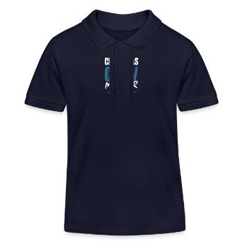 Christmas Crew - Kinder Organic Poloshirt Mini Sprinter von Stanley/Stella - Navy - Vorne