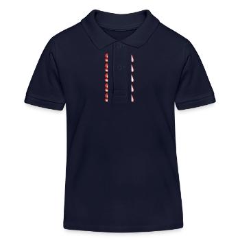 Saba als Reise - Kinder Organic Poloshirt Mini Sprinter von Stanley/Stella - Navy - Vorne