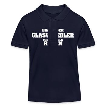 Glasveredler - Kinder Organic Poloshirt Mini Sprinter von Stanley/Stella - Navy - Vorne