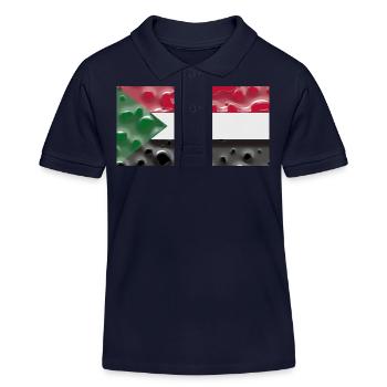Sudan - Kinder Organic Poloshirt Mini Sprinter von Stanley/Stella - Navy - Vorne