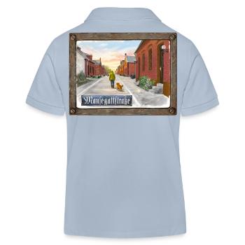 Mausegattstraße – Ruhrpott - Kinder Organic Poloshirt Mini Sprinter von Stanley/Stella - sky Blue - Hinten