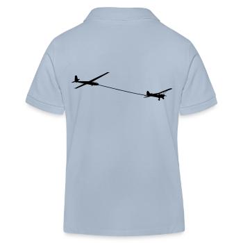 Segler Schlepp - Kinder Organic Poloshirt Mini Sprinter von Stanley/Stella - sky Blue - Hinten