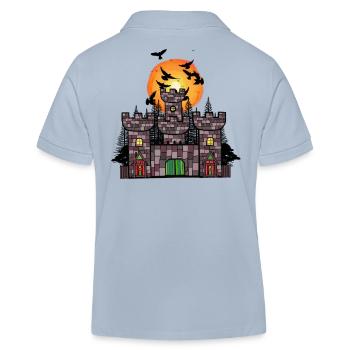 Mittelater Burg Schloss Märchen Ritter König Kind - Kinder Organic Poloshirt Mini Sprinter von Stanley/Stella - sky Blue - Hinten