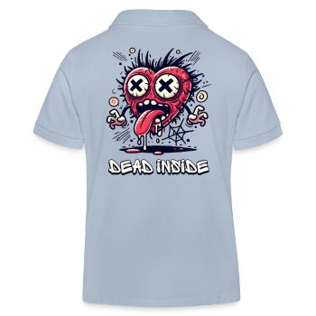 Dead Inside – Mort de l’intérieur PopArt Heart Horror - Polo enfant bio Stanley/Stella - bleu ciel - Dos