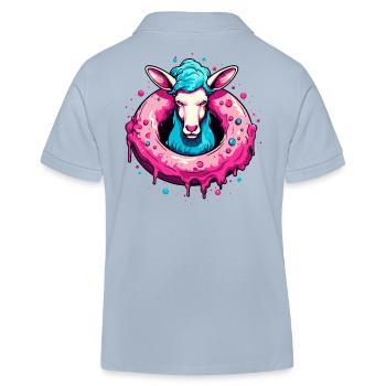 Le mouton Donut - Polo enfant bio Stanley/Stella - bleu ciel - Dos