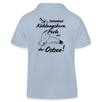 Kühlungsborn Ostseebad und Perle an der Ostsee - Kinder Organic Poloshirt Mini Sprinter von Stanley/Stella - sky Blue - Hinten