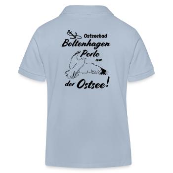 Boltenhagen Ostseebad und Perle an der Ostsee - Kinder Organic Poloshirt Mini Sprinter von Stanley/Stella - sky Blue - Hinten