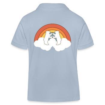 Zwei Eisbären - Kinder Organic Poloshirt Mini Sprinter von Stanley/Stella - sky Blue - Hinten