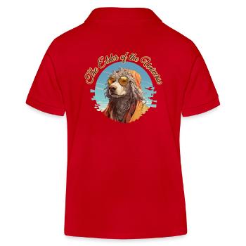 Der Älteste des Universums 2 - Kinder Organic Poloshirt Mini Sprinter von Stanley/Stella - Rot - Hinten