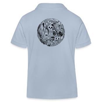 T-shirt d’Halloween - Polo enfant bio Stanley/Stella - bleu ciel - Dos