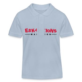 Eskalations Marathon - Kinder Organic Poloshirt Mini Sprinter von Stanley/Stella - sky Blue - Vorne