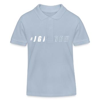 Junggesellenabschied Crew - Kinder Organic Poloshirt Mini Sprinter von Stanley/Stella - sky Blue - Vorne