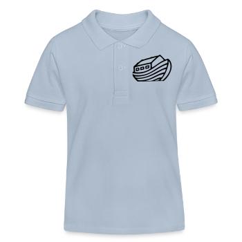 arche1color - Kinder Organic Poloshirt Mini Sprinter von Stanley/Stella - sky Blue - Vorne