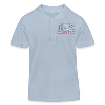 JGA 2025 Kontur Junggesellenabschied - Kinder Organic Poloshirt Mini Sprinter von Stanley/Stella - sky Blue - Vorne