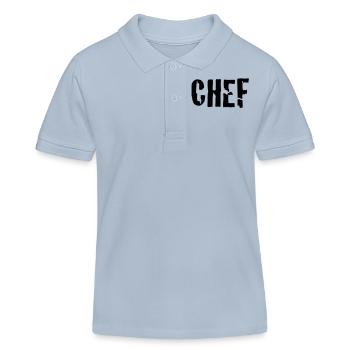 chef - Kinder Organic Poloshirt Mini Sprinter von Stanley/Stella - sky Blue - Vorne
