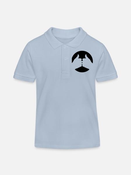 Daumen - Polo enfant bio Stanley/Stella - bleu ciel