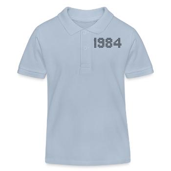 1984 - Kinder Organic Poloshirt Mini Sprinter von Stanley/Stella - sky Blue - Vorne