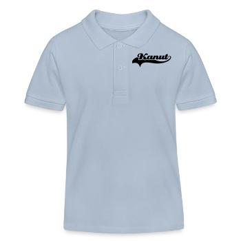 Kanut Schweif - Kinder Organic Poloshirt Mini Sprinter von Stanley/Stella - sky Blue - Vorne