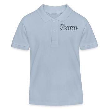 team - Polo enfant bio Stanley/Stella - bleu ciel - Devant