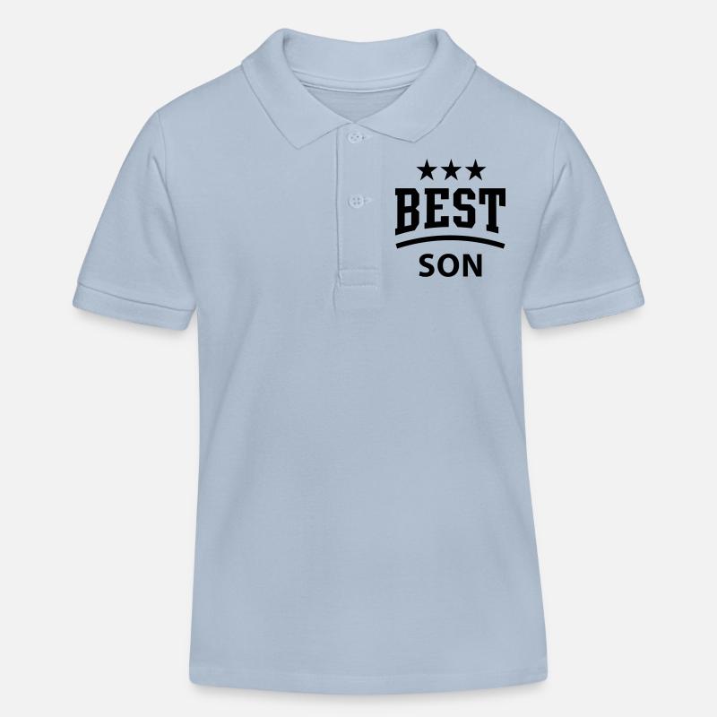 BEST SON 3 Star - Kinder Organic Poloshirt Mini Sprinter von Stanley/Stella - sky Blue