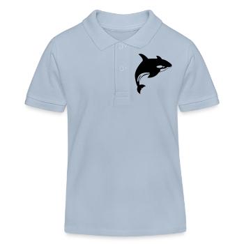 wal - Kinder Organic Poloshirt Mini Sprinter von Stanley/Stella - sky Blue - Vorne