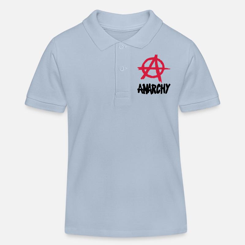 Anarchy__V002 - Polo enfant bio Stanley/Stella - bleu ciel