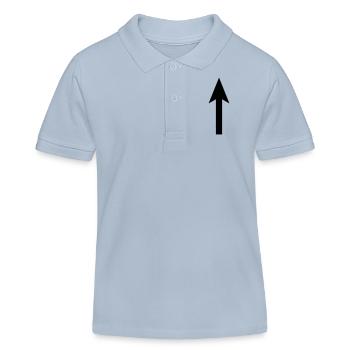 pfeil nach oben - Kinder Organic Poloshirt Mini Sprinter von Stanley/Stella - sky Blue - Vorne