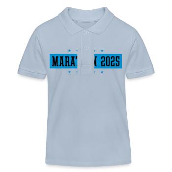 Marathon 2025 - Kinder Organic Poloshirt Mini Sprinter von Stanley/Stella - sky Blue - Vorne