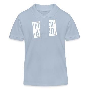 Polterabend Junggesellenabschied - Kinder Organic Poloshirt Mini Sprinter von Stanley/Stella - sky Blue - Vorne