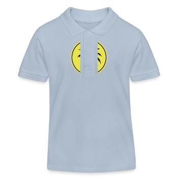Palm Tree Holiday Plage - Polo enfant bio Stanley/Stella - bleu ciel - Devant