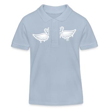Ailes de la couronne - Polo enfant bio Stanley/Stella - bleu ciel - Devant