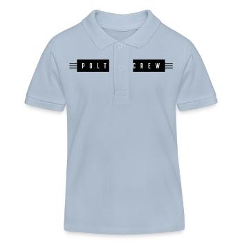 Polter Crew Fiançailles Mariage - Polo enfant bio Stanley/Stella - bleu ciel - Devant