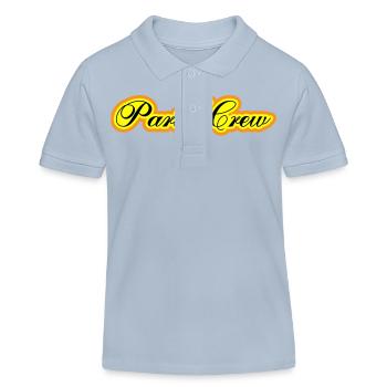 Party Crew - Kinder Organic Poloshirt Mini Sprinter von Stanley/Stella - sky Blue - Vorne