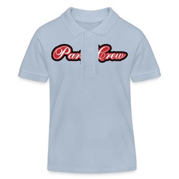 Party Crew - Kinder Organic Poloshirt Mini Sprinter von Stanley/Stella - sky Blue - Vorne