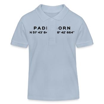Paderborn - Polo enfant bio Stanley/Stella - bleu ciel - Devant