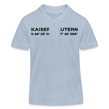 Kaiserslautern - Polo enfant bio Stanley/Stella - bleu ciel - Devant