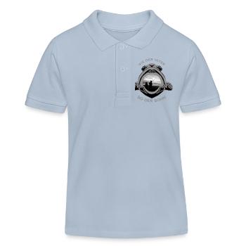 TEL PÈRE, TEL FILS - Polo enfant bio Stanley/Stella - bleu ciel - Devant