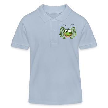 Heusch 10 - Polo enfant bio Stanley/Stella - bleu ciel - Devant