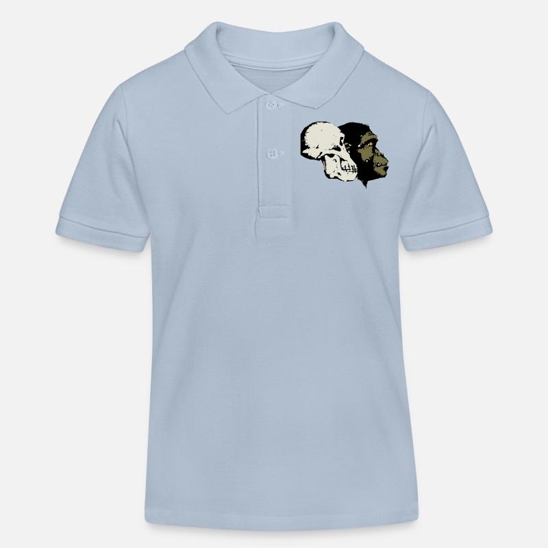 Evolution - Kinder Organic Poloshirt Mini Sprinter von Stanley/Stella - sky Blue