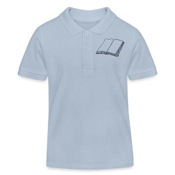 Buch - Kinder Organic Poloshirt Mini Sprinter von Stanley/Stella - sky Blue - Vorne