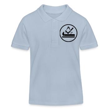 Tischler - Kinder Organic Poloshirt Mini Sprinter von Stanley/Stella - sky Blue - Vorne