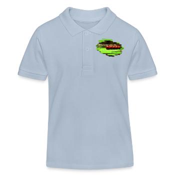 SNOOKER - whatever you do, don't hit the blue! - Kinder Organic Poloshirt Mini Sprinter von Stanley/Stella - sky Blue - Vorne