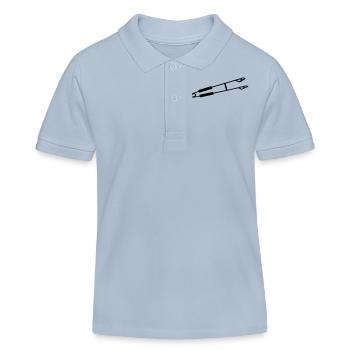 Grillzange GRILL PINCES Grillbesteck - Polo enfant bio Stanley/Stella - bleu ciel - Devant