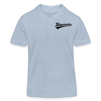 Geek Pride: Klugscheißer - Kinder Organic Poloshirt Mini Sprinter von Stanley/Stella - sky Blue - Vorne