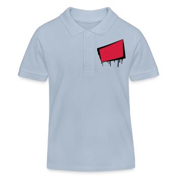 Frame - Kids Organic Polo Shirt by Stanley/Stella - sky blue - Front