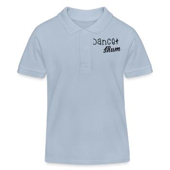 Dance Mum - Kinder Organic Poloshirt Mini Sprinter von Stanley/Stella - sky Blue - Vorne