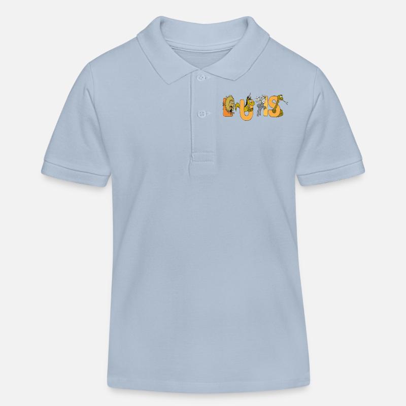 Luis - Kinder Organic Poloshirt Mini Sprinter von Stanley/Stella - sky Blue