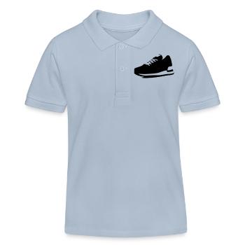 sneaker - Kids Organic Polo Shirt by Stanley/Stella - sky blue - Front