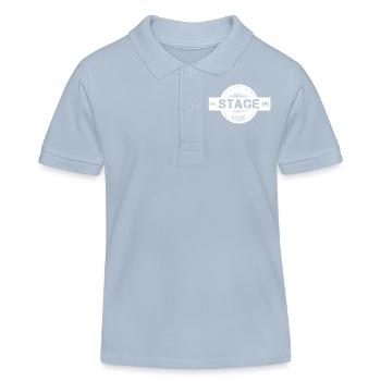 Centre extraverti - Polo enfant bio Stanley/Stella - bleu ciel - Devant
