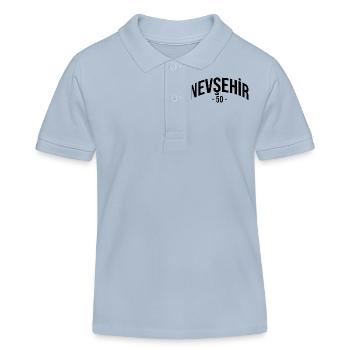Nevsehir 50 Türkei Turkiye Geschenk Urlaub TR Türk - Kinder Organic Poloshirt Mini Sprinter von Stanley/Stella - sky Blue - Vorne